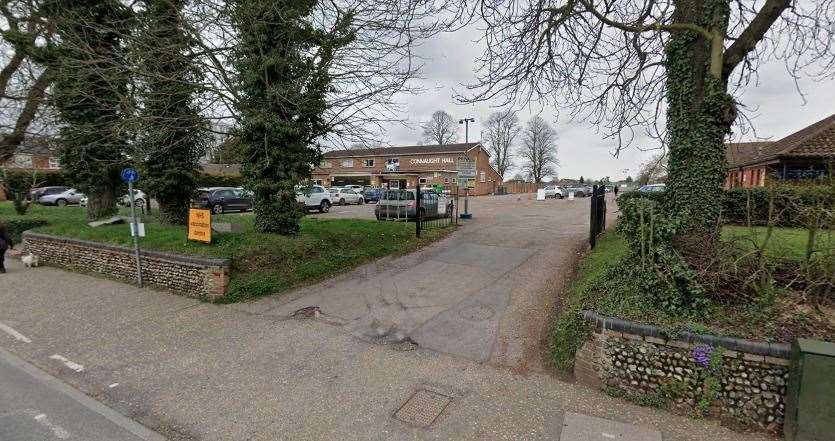 Connaught Hall, in Attleborough, will be the one of the nearest large scale vaccination centre for people in the Diss Express area. Picture: Google Maps.