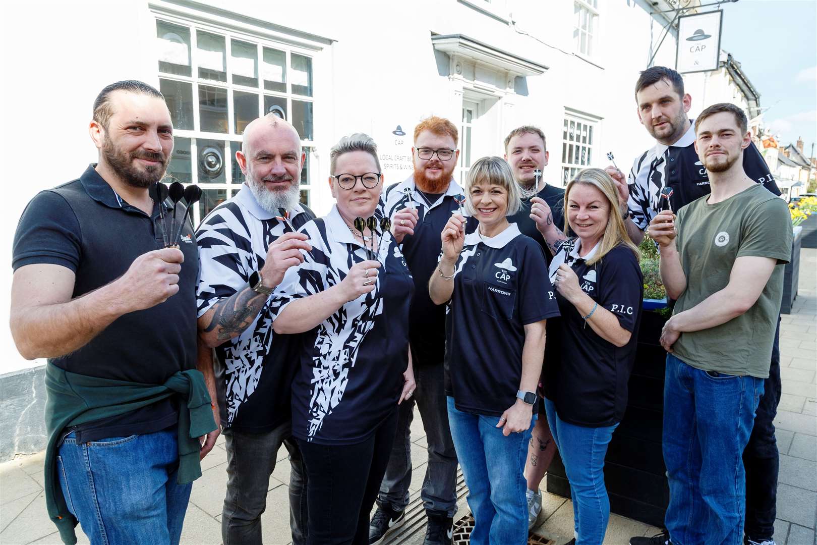 The Cap’s players are up for the charity challenge. Pictures: Mark Bullimore