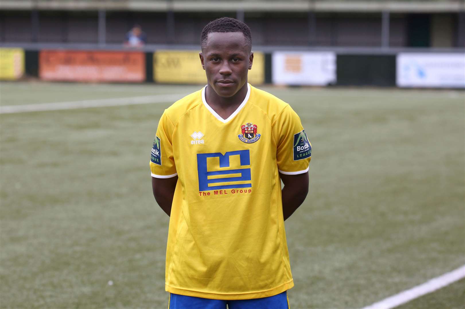 Panashe Mundawarara became Sudbury’s youngest ever first-team goalscorer at 16 years and 195 days old in 2017. Picture: Richard Marsham