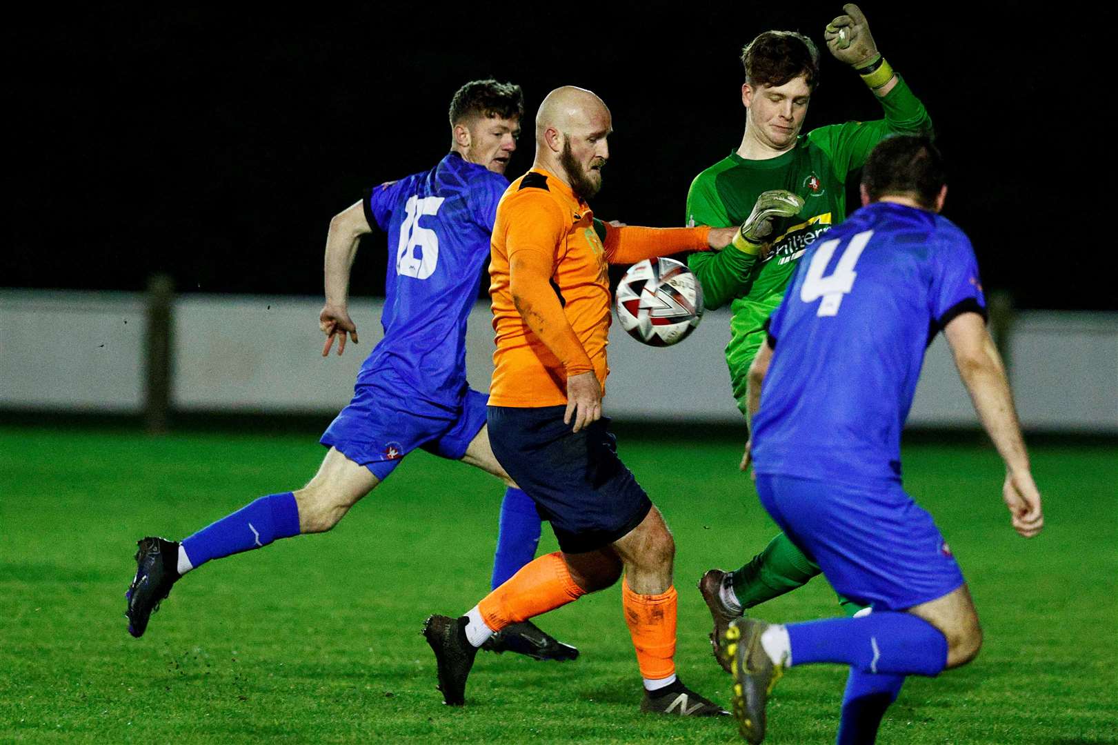 Kyle Baker is Diss’ top scorer with 12 goals in 22 appearances in all competitions Picture: Mark Bullimore