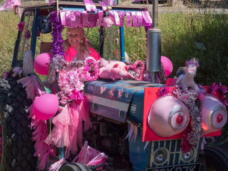 The Pink Ladies Tractor Road Run 2017. Photo: Jonathan Slack.