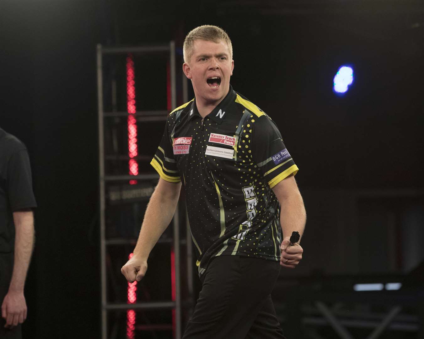 LADBROKES PLAYERS CHAMPIONSHIP 2018 BUTLINS LEISURE RESORT, MINEHEAD,SOMERSET ROUND 1 JERMAINE WATTIMENA V STEPHEN BURTON STEPHEN BURTON IN ACTION (5659371)