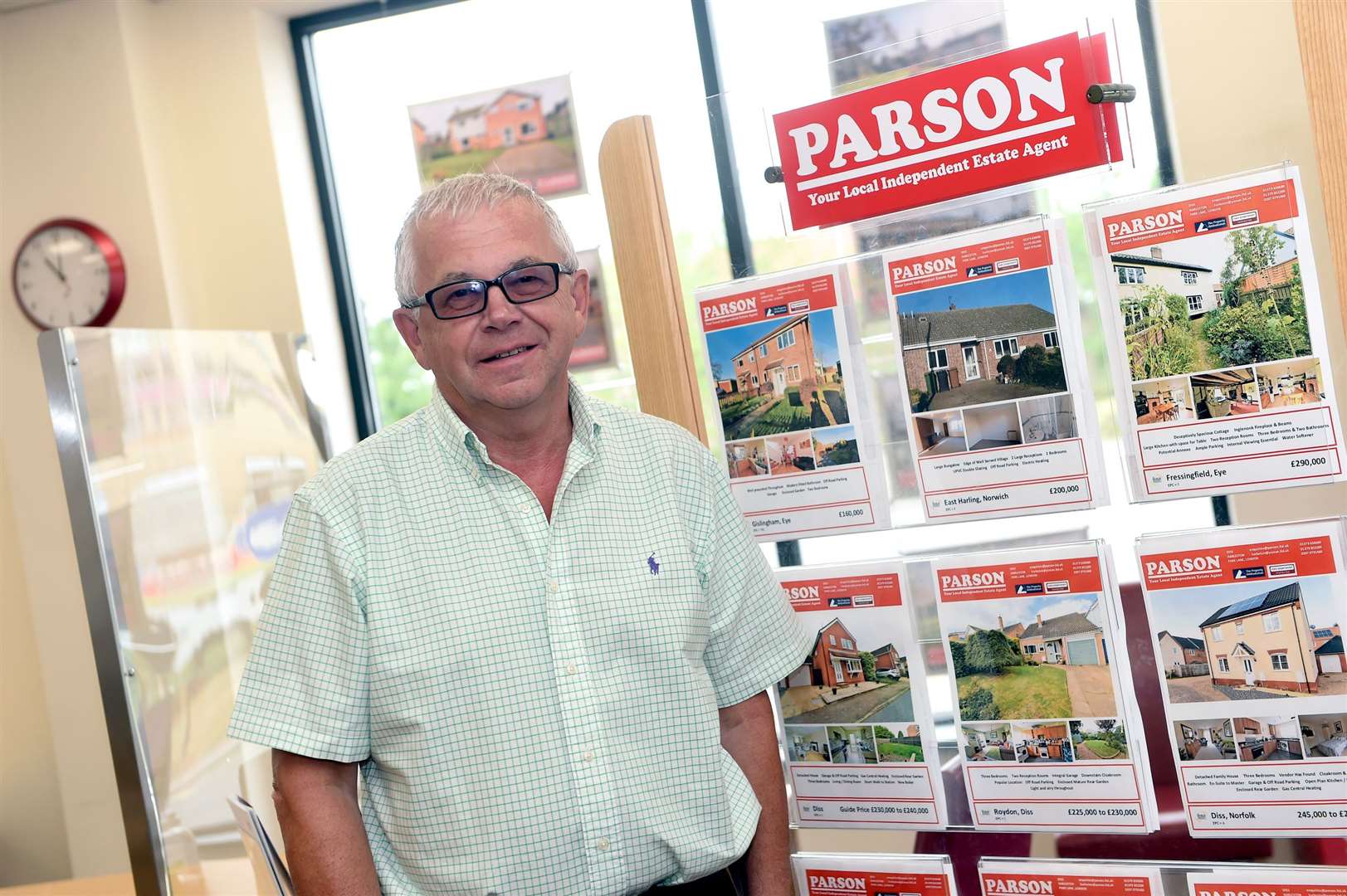 Kevin Parsons from Parsons Estate Agents, which is based in Victoria Road. Picture: Mecha Morton.