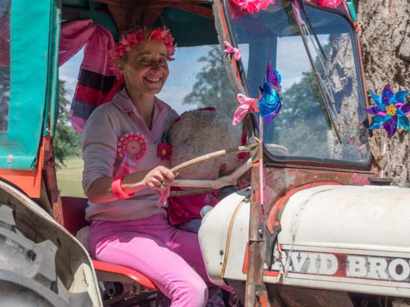 The Pink Ladies Tractor Road Run 2017. Photo: Jonathan Slack.