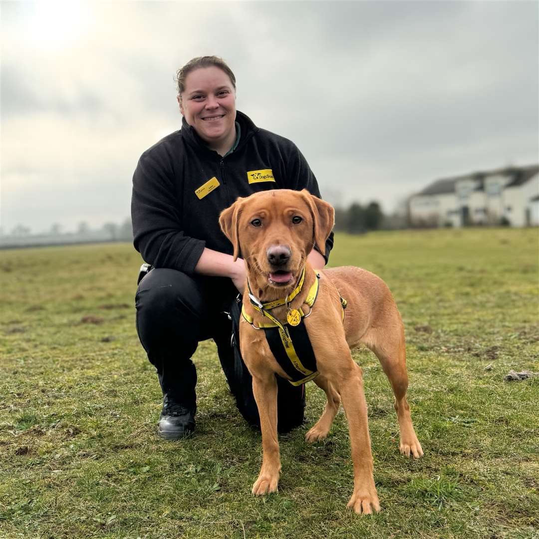 Olympian Sophie McKinna has joined the Dogs Trust team. Picture: Contributed
