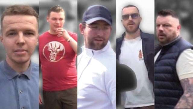 Norfolk Police have appealed to help identify five men after 'violent disorder' in Norwich before last season's East Anglian Derby. Picture: Norfolk Police