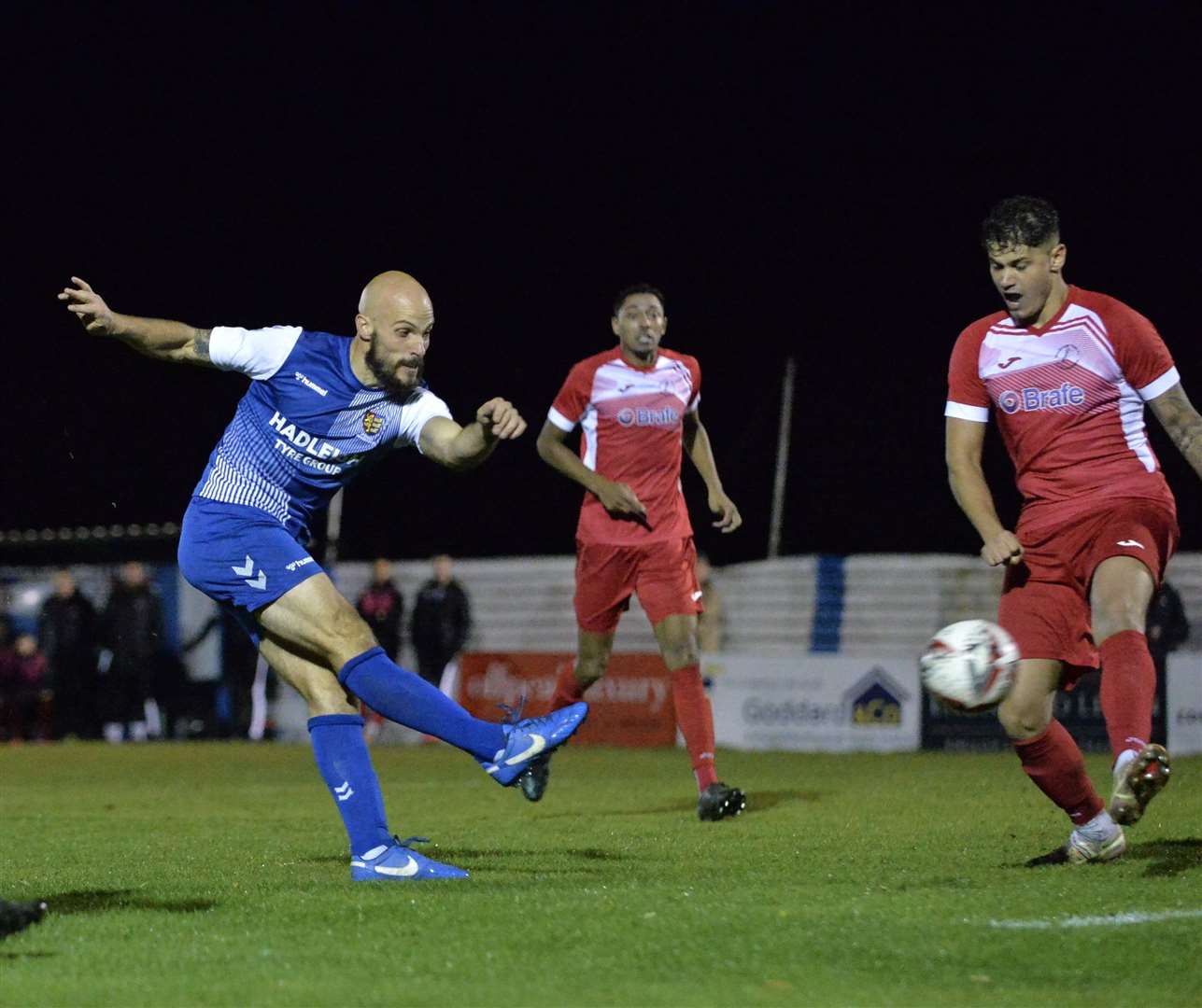 New Diss Town signing Matt Blake pictured in action for Ipswich Wanderers earlier this season Picture: Ben Pooley