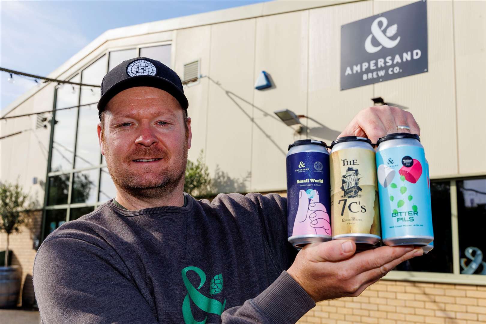 Andy Hipwell outside Ampersand Brewery in Sawmills Road in Diss. Picture: Mark Bullimore