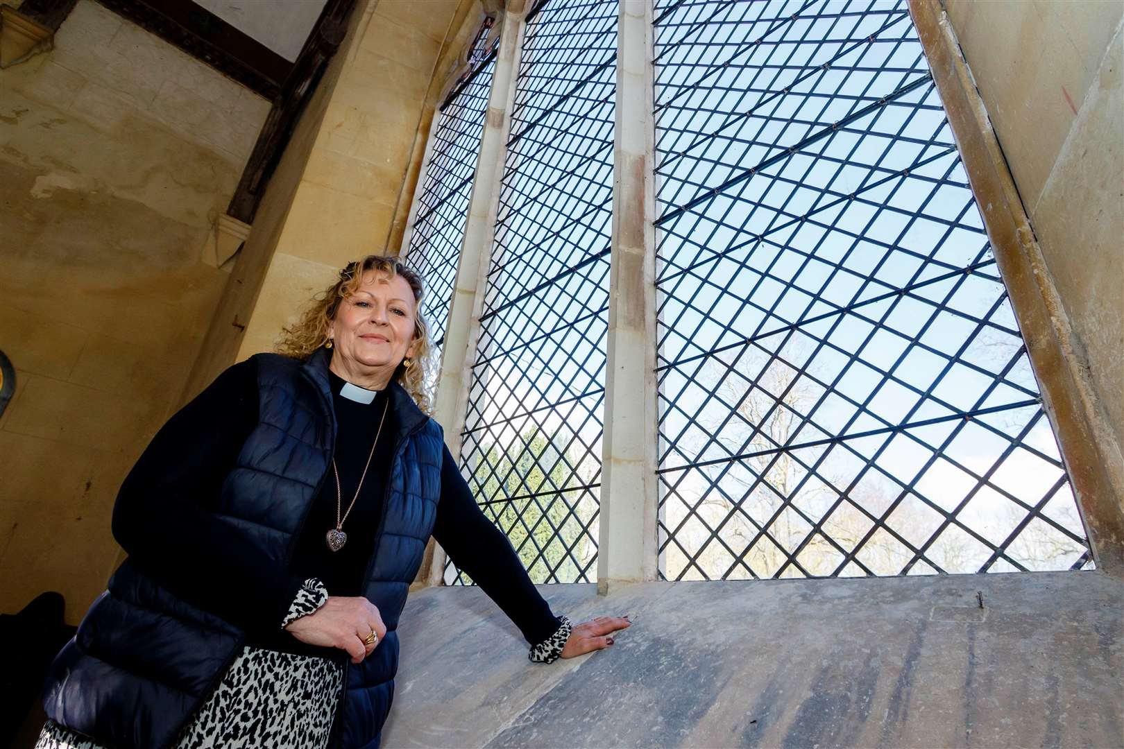 Rev’d Cathy Bladen, Rector of the United Benefice of Stanton. Picture: Mark Bullimore