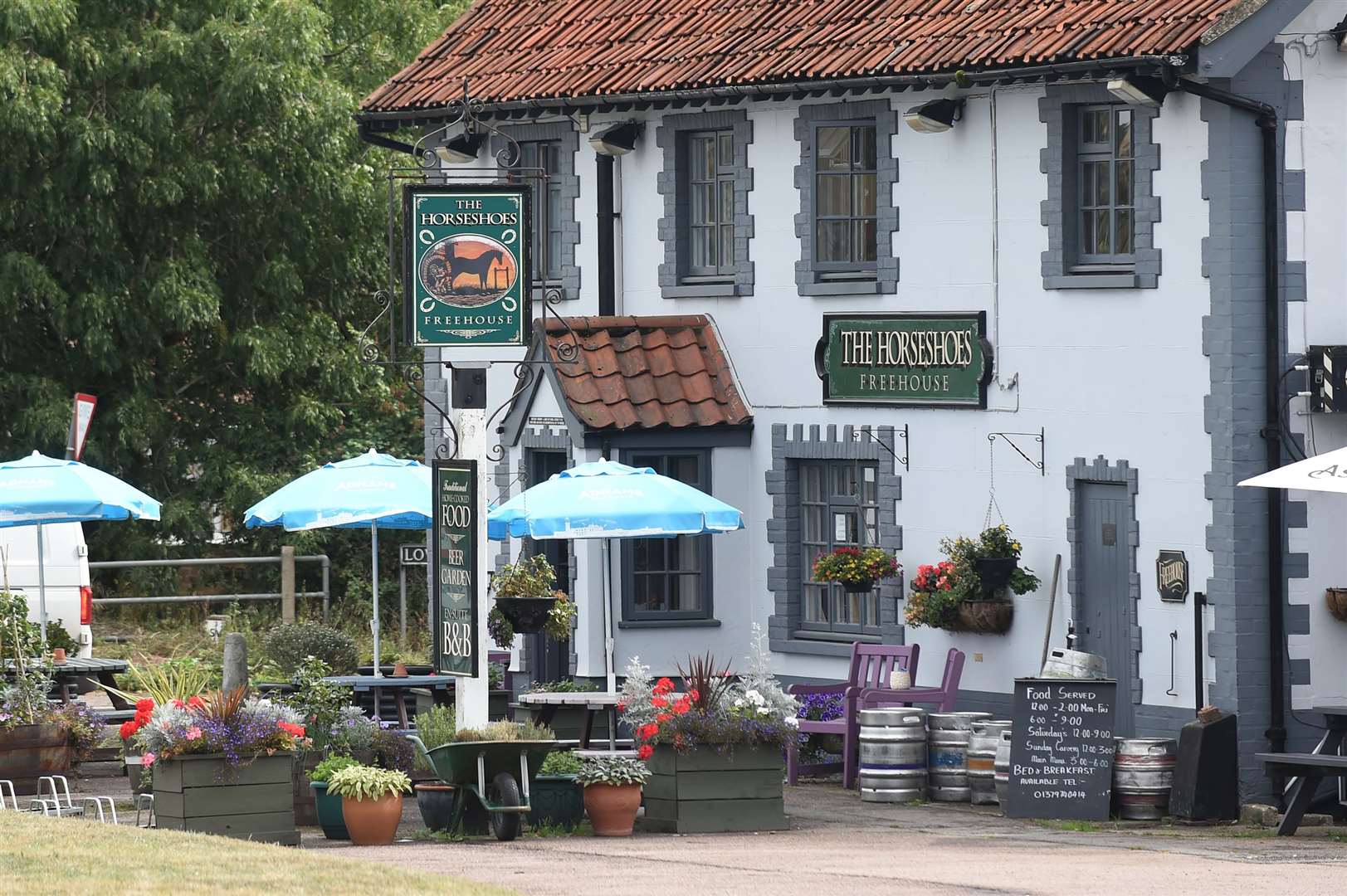 The Horseshoes Pub in Billingford. Picture by Mecha Morton.