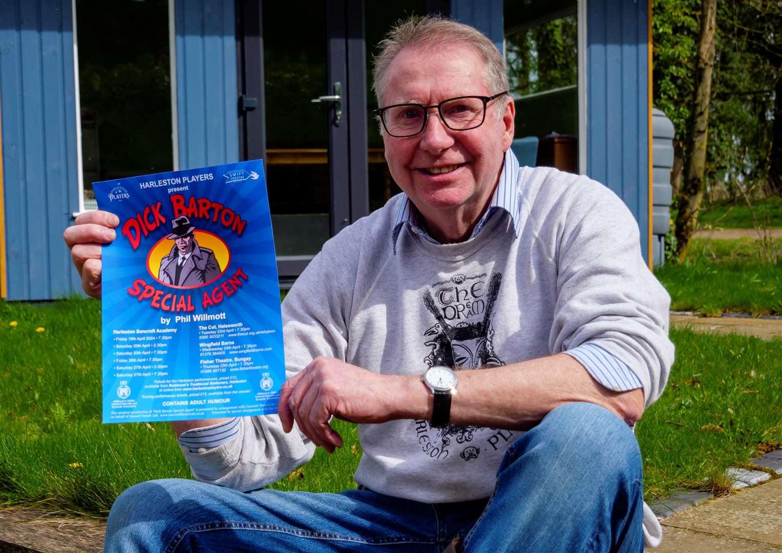 Harleston Players actor Roy Goodwin is celebrating 50 years of performing with the group. Picture: Mark Bullimore