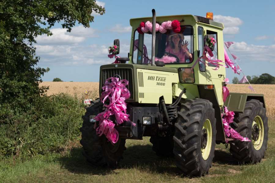 The Pink Ladies Tractor Road Run 2017. Photo: Jonathan Slack.
