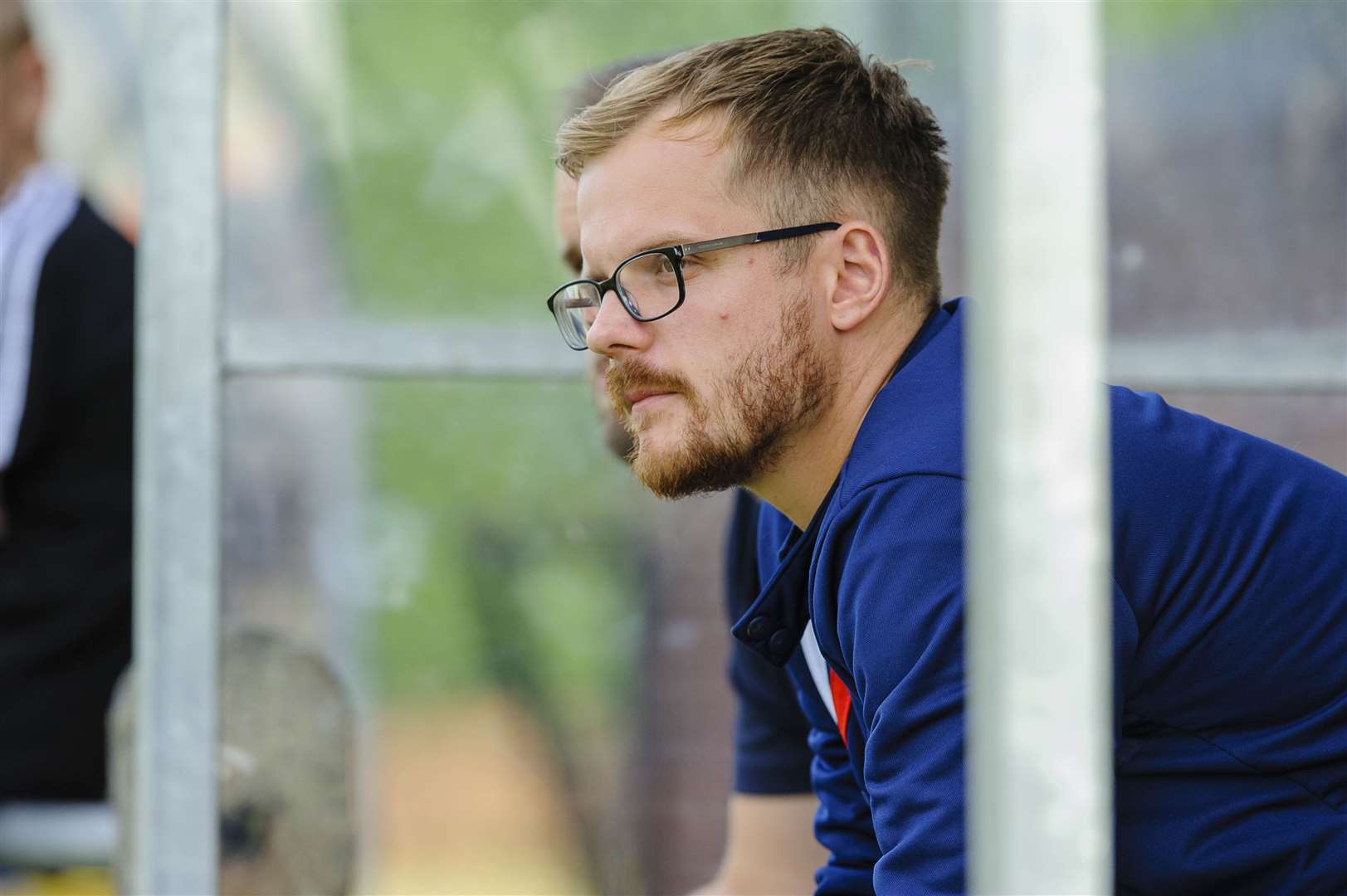 Football action from Diss Town FC vs Fakenham Town FC..Diss Town manager Jon Abbott..Picture: Mark Bullimore Photography 2019. (17659735)