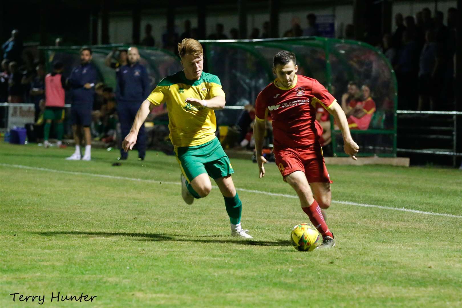 Ben Fowkes scored two goals for Needham Market Picture: Terry Hunter