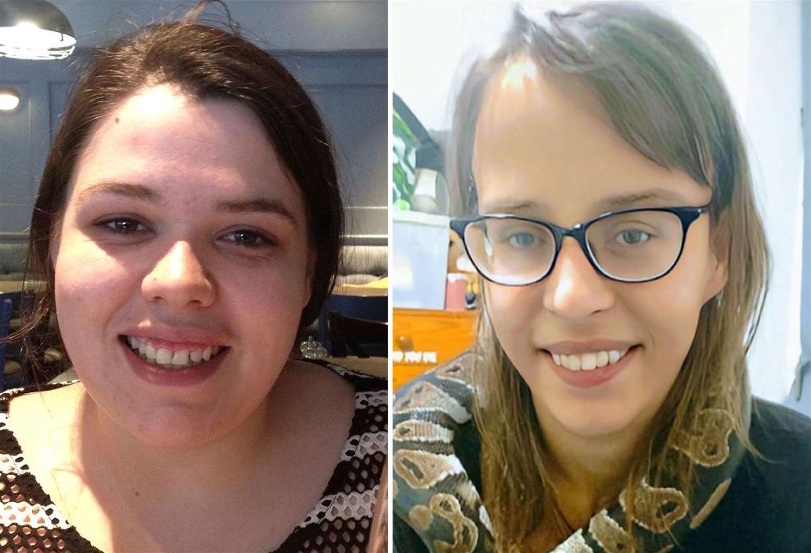 Joanne Pearson (left) and Teohna Grant were both stabbed to death in the attack on Christmas Day (Thames Valley Police/PA)