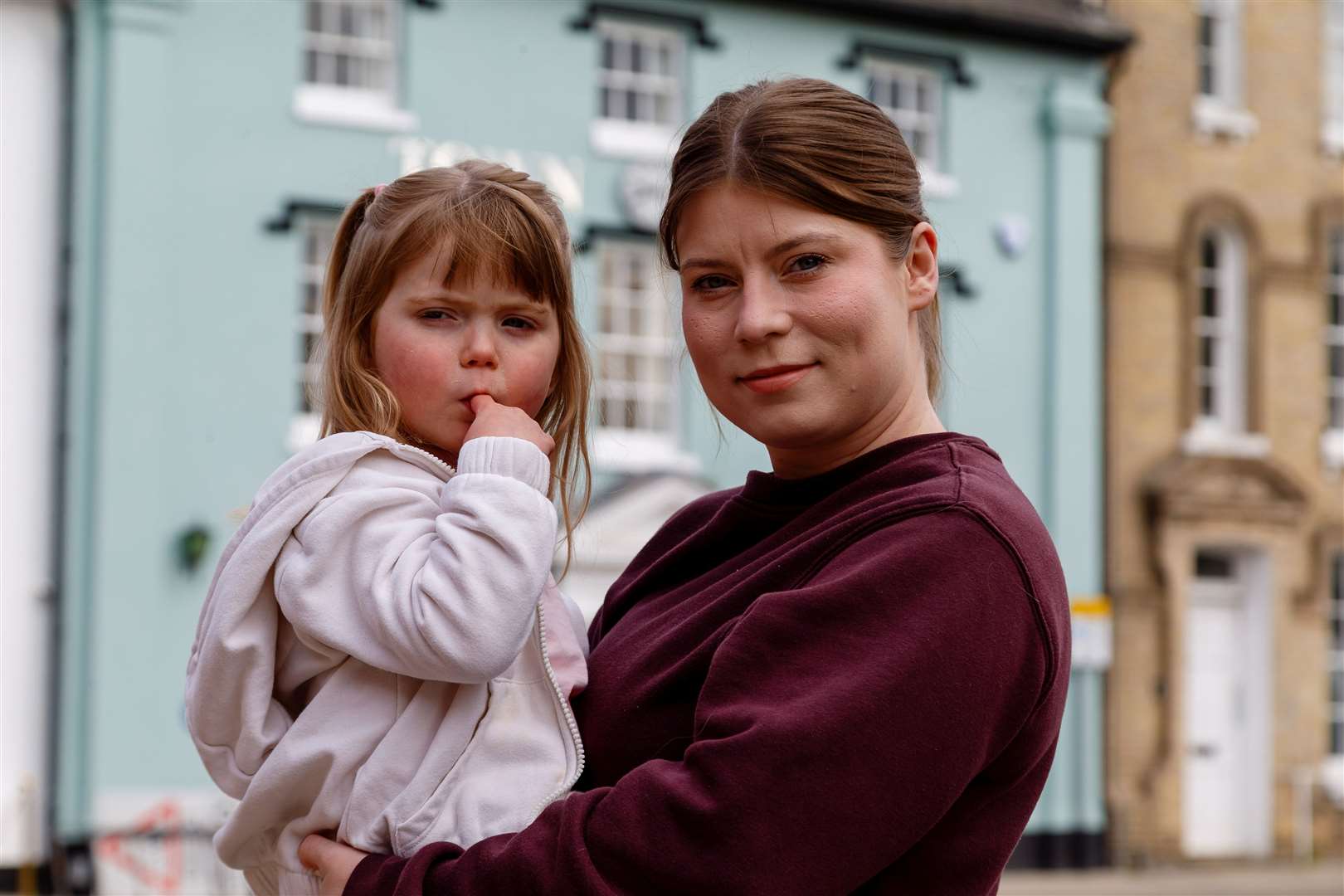 Taila Taylor, is taking on the London Marathon for the National Autistic Society as her daughter, Paisley is currently being assessed for autism. Picture: Mark Bullimore