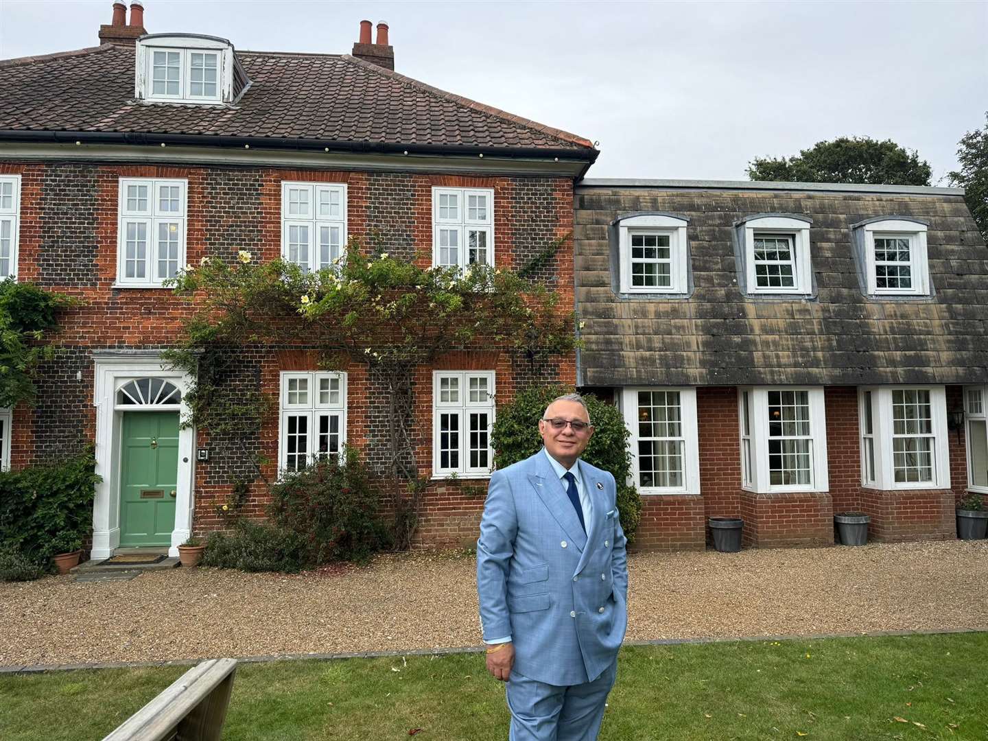 Gez outside Sherbourne House hotel in Attleborough. Picture submitted
