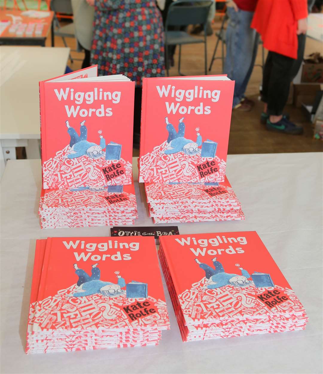The event was also the official launch of Kate’s new Book, Wiggling Words. Pictures: Gary Donnison