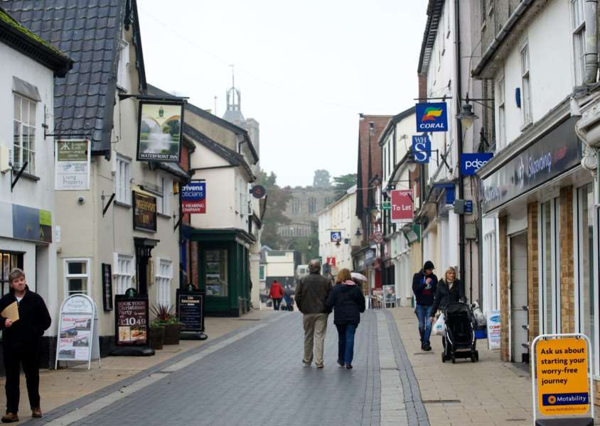 Diss , Norfolk. Mere Street in Diss
