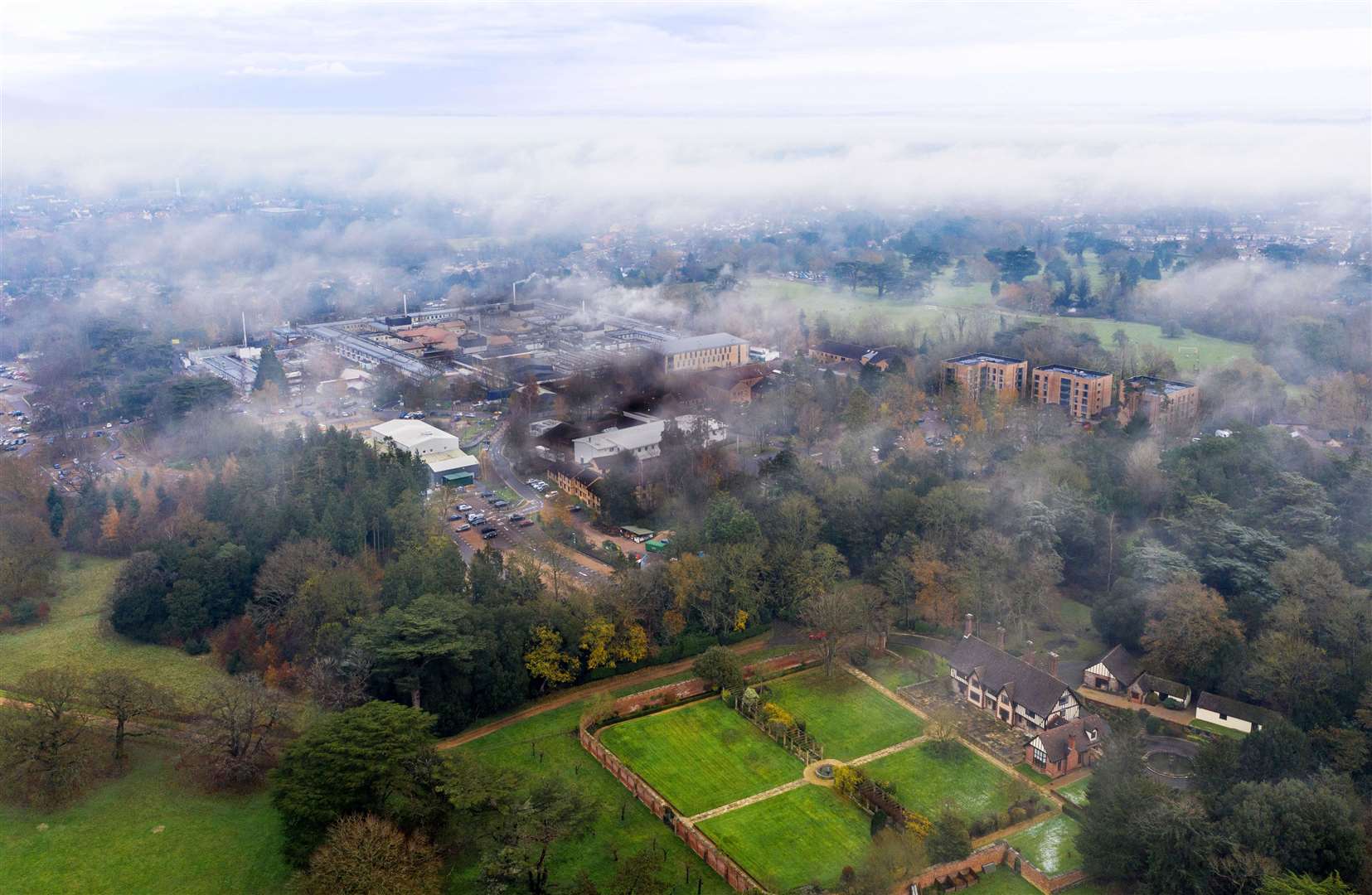 West Suffolk Hospital and Hardwick Manor in Bury St Edmunds. Picture: Will Finch/West Suffolk NHS Foundation Trust