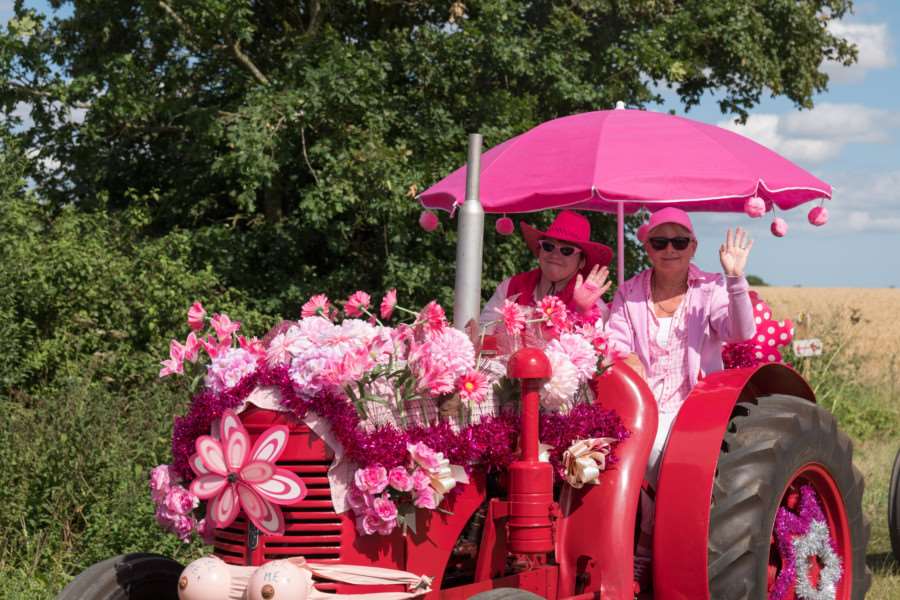 The Pink Ladies Tractor Road Run 2017. Photo: Jonathan Slack.