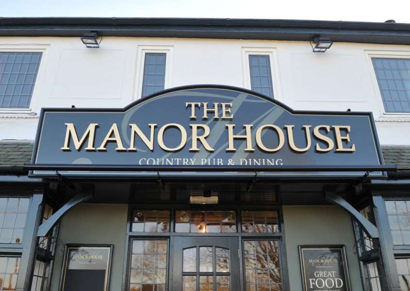 The Dolphin Inn has been taken over, renamed Manor House. Possibly becoming a Thai restaurant and potentially opening this week. ''Pictured: Nish Intrabal (Business Partner), Su Knight (Head Chef), Johnny Parr (Business Partner) and Sabrina Iredale