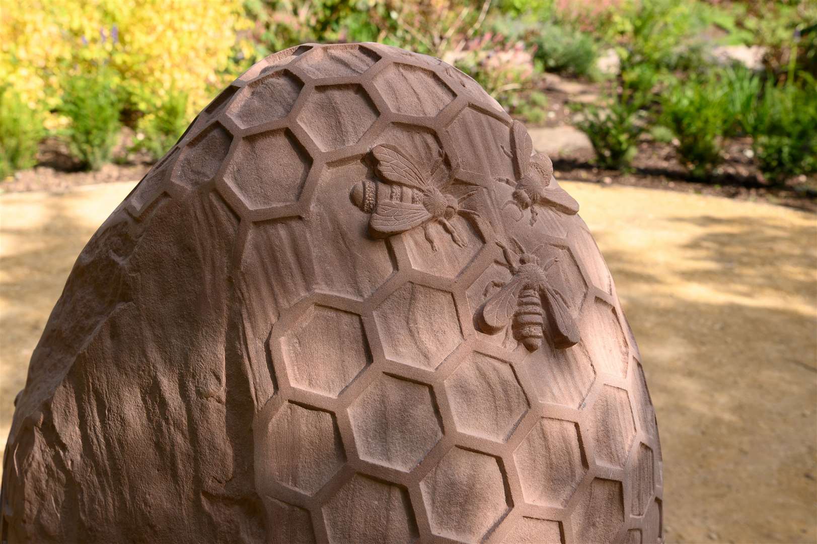 The sculpture ‘A Fine Balance’ highlights the precarious plight of Britain’s bees. Picture submitted