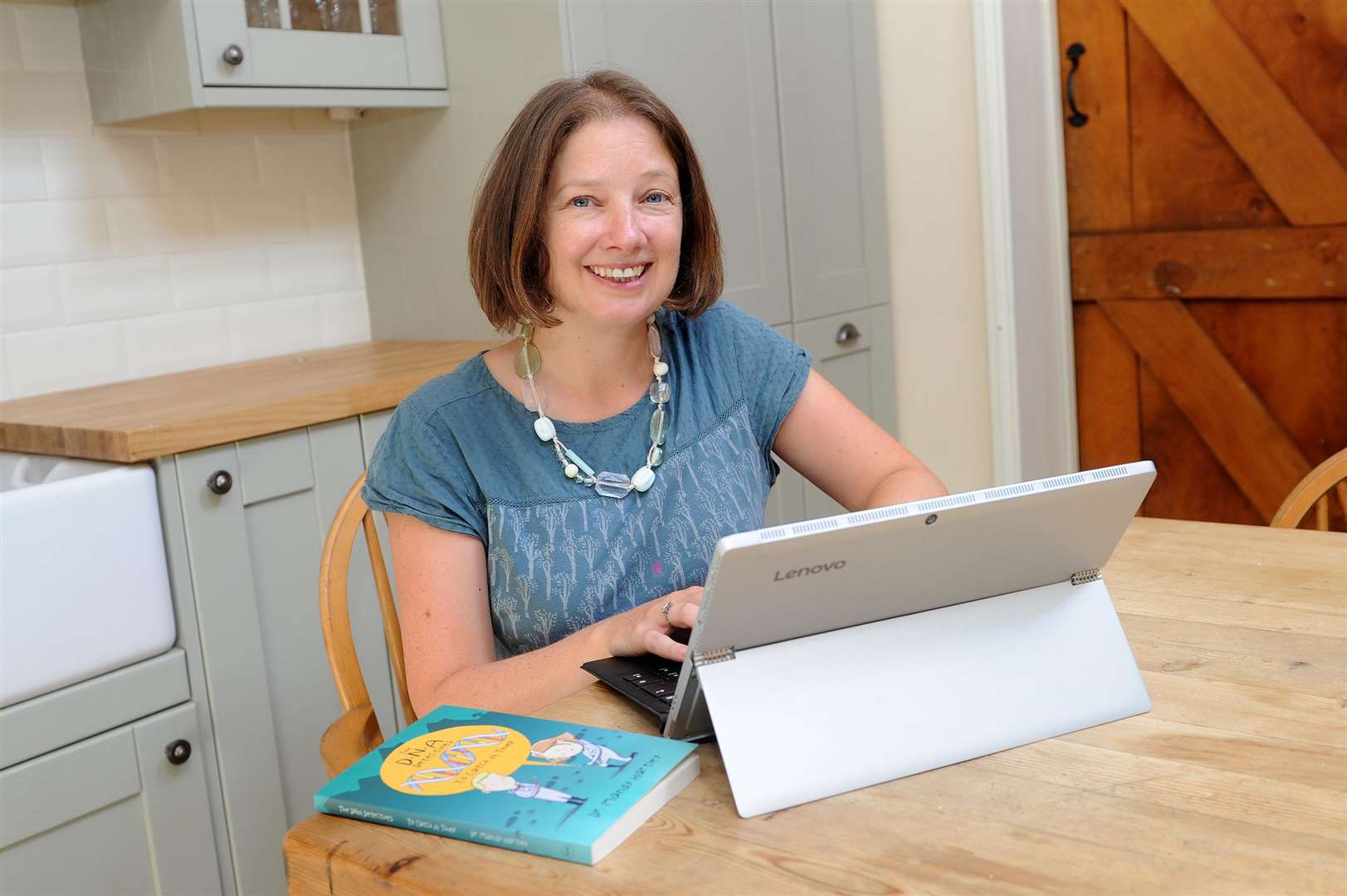 RECOGNISED: Author Dr Amanda Hartley said she was grateful for winning the award. Picture by Mecha Morton.