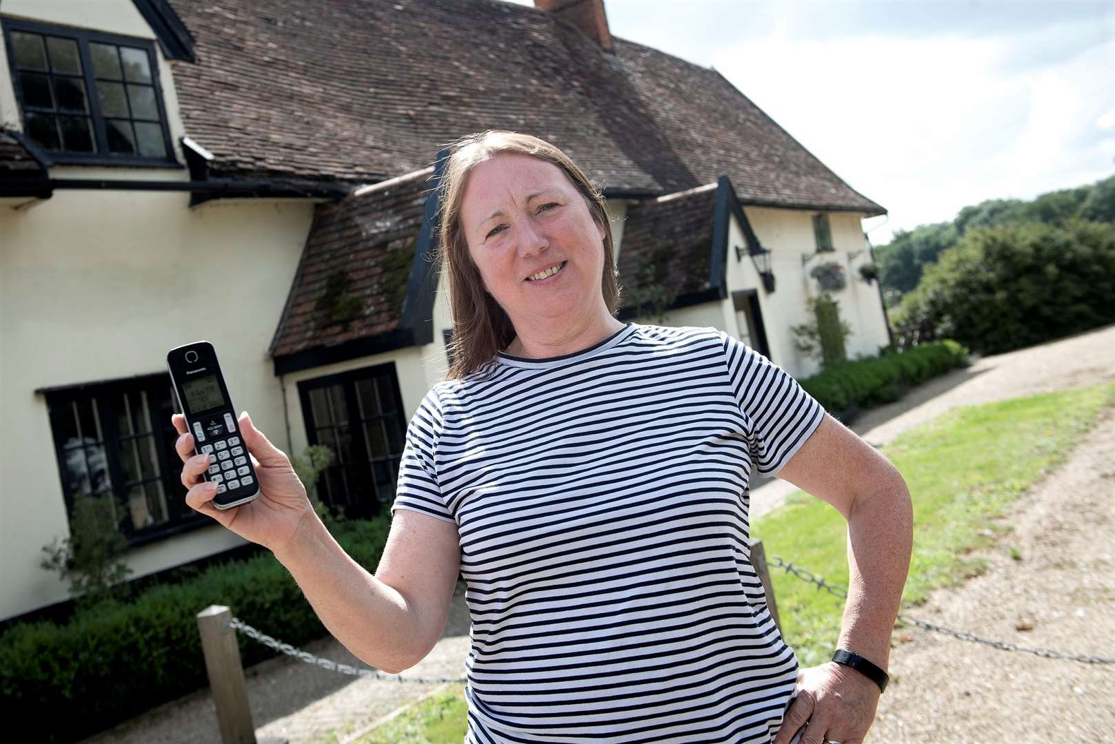 The Walnut Tree pub Willow in Thwaite had its phone number changed after switching from copper wire to fibre, and has now had all sorts of difficulties and lost business, with Vodafone having told them that the number wouldn't change.PICTURED: Jan Wise, pub ownerPicture: Mecha Morton