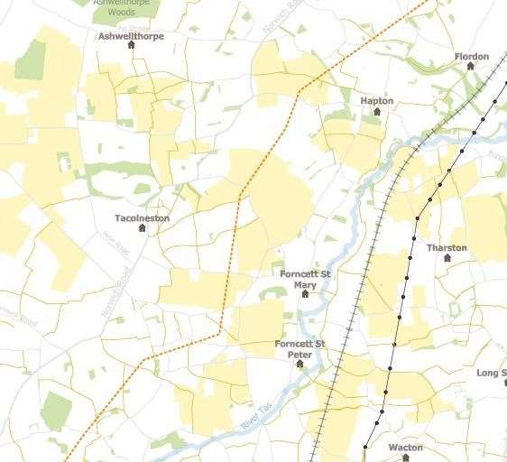Map of Tasway Energy Park