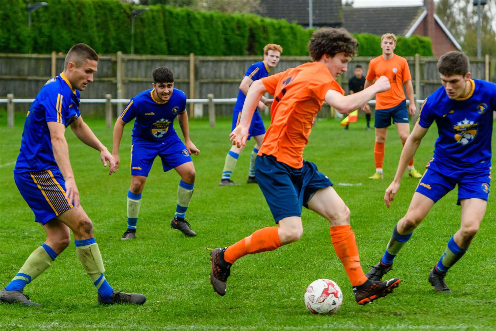 Bryn Mullen was on target for Diss Town Picture: Mark Bullimore