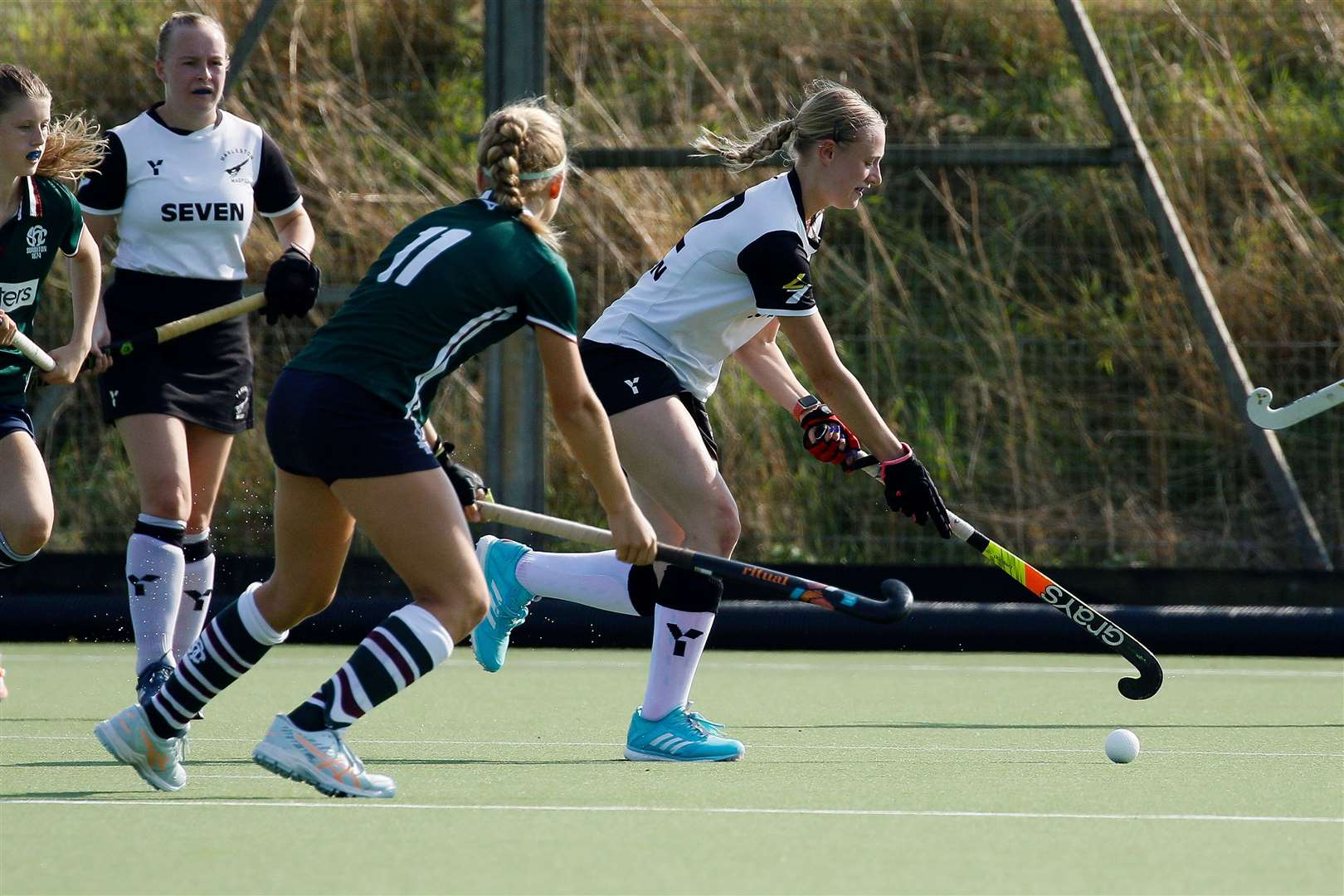 Maddie Taylor in action for Magpies. Picture: Mark Bullimore