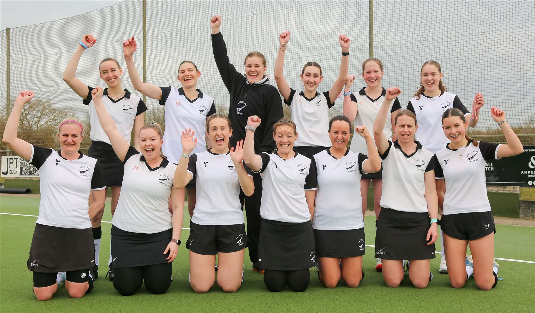 The title-winning Harleston Magpies Ladies’ II have ensured the club will have two female teams competing in the National League next season Picture: Gary Donnison - view more and purchase options at: www.photos.iliffemedia.co.uk