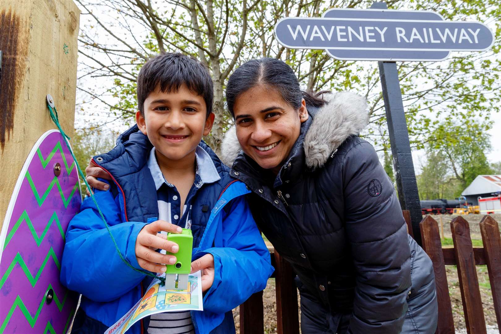 Ayaansh and Richa Gwalani. Picture: Mark Bullimore