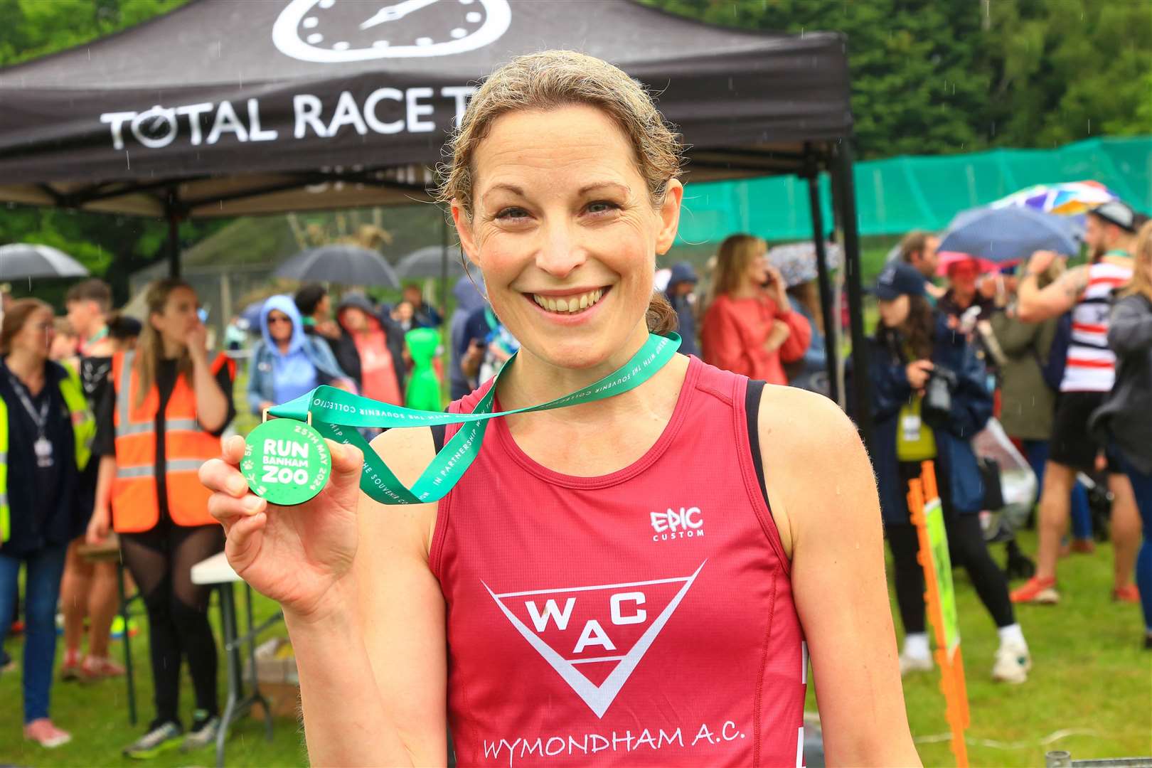 Ladies’ race winner - Kate Gooding. Pictures: Gary Donnison