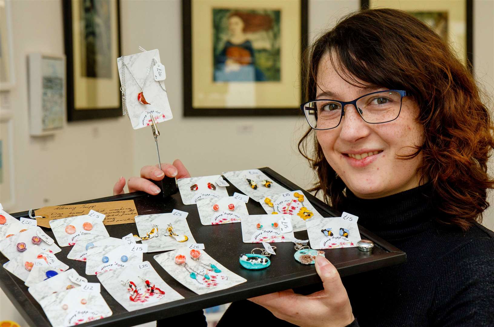 Albany started as a volunteer for designermakers21 and The Octagon Contemporary Crafts in Diss. Picture: Mark Bullimore