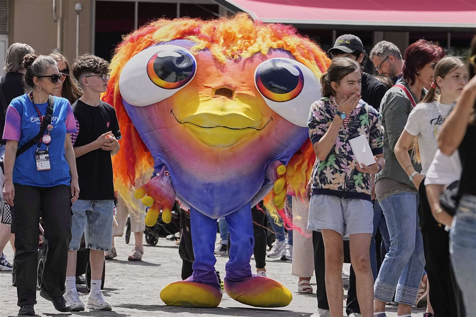 The Eurovision mascot is Lumo (Martin Meissner/AP)