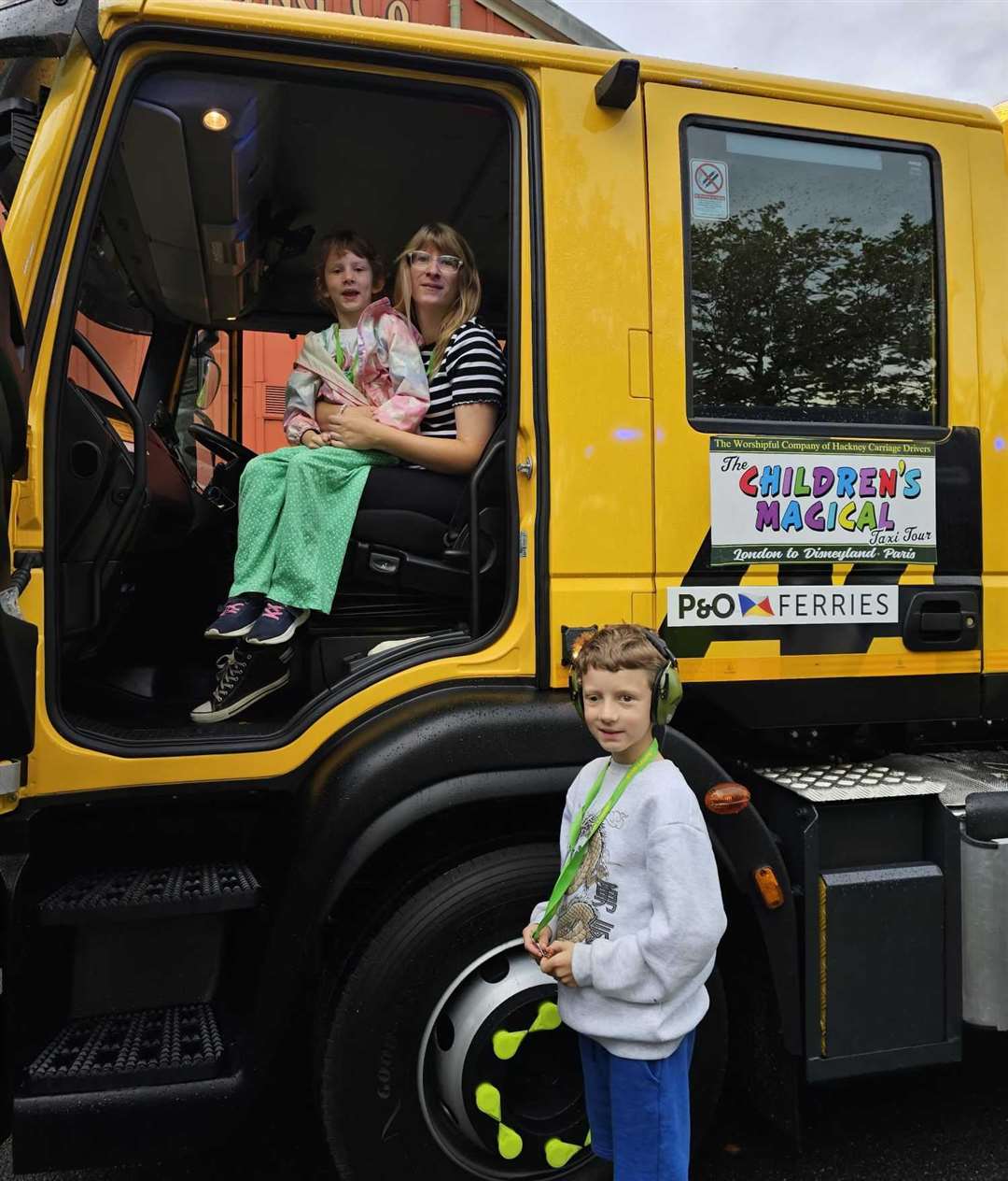 The family were treated to the Disneyland Paris trip by the Magical Taxi Tour charity. Picture submitted