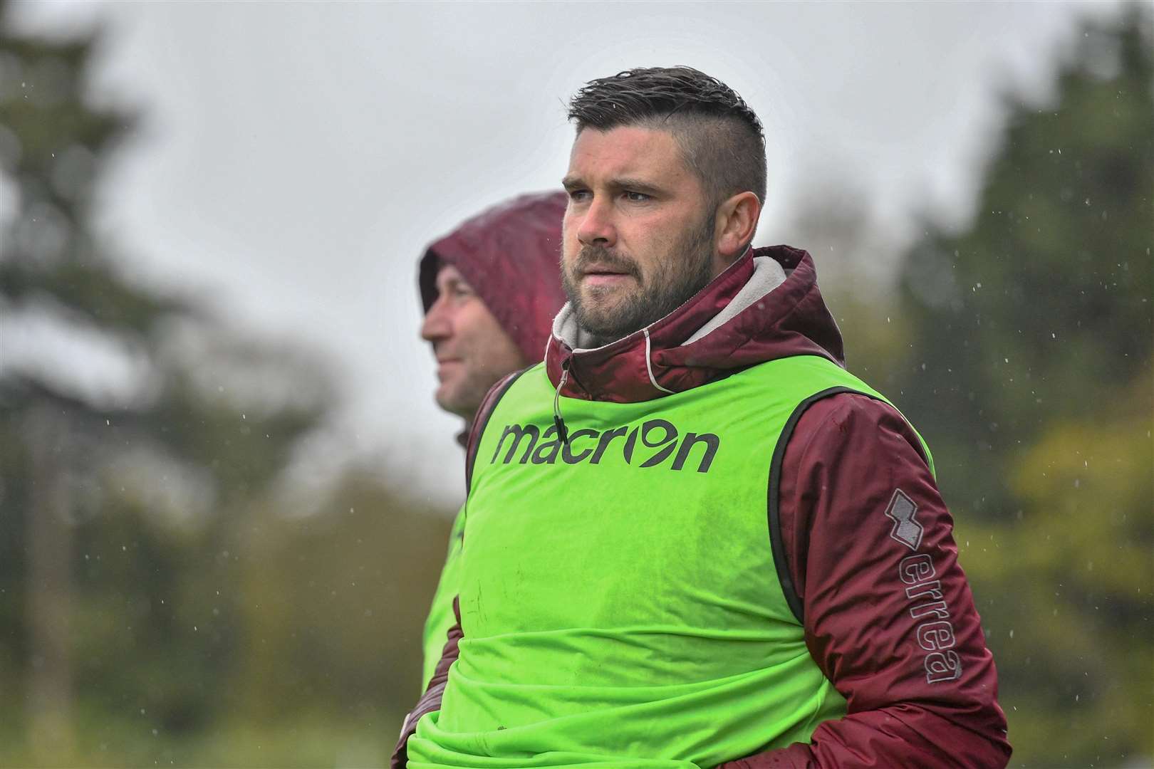 East Harling, Norfolk, UK, 06 October 2018..Football action from East Harling v Thetford - Harling manager Stacey Lawrence..Picture: Mark Bullimore Photography. (6705316)