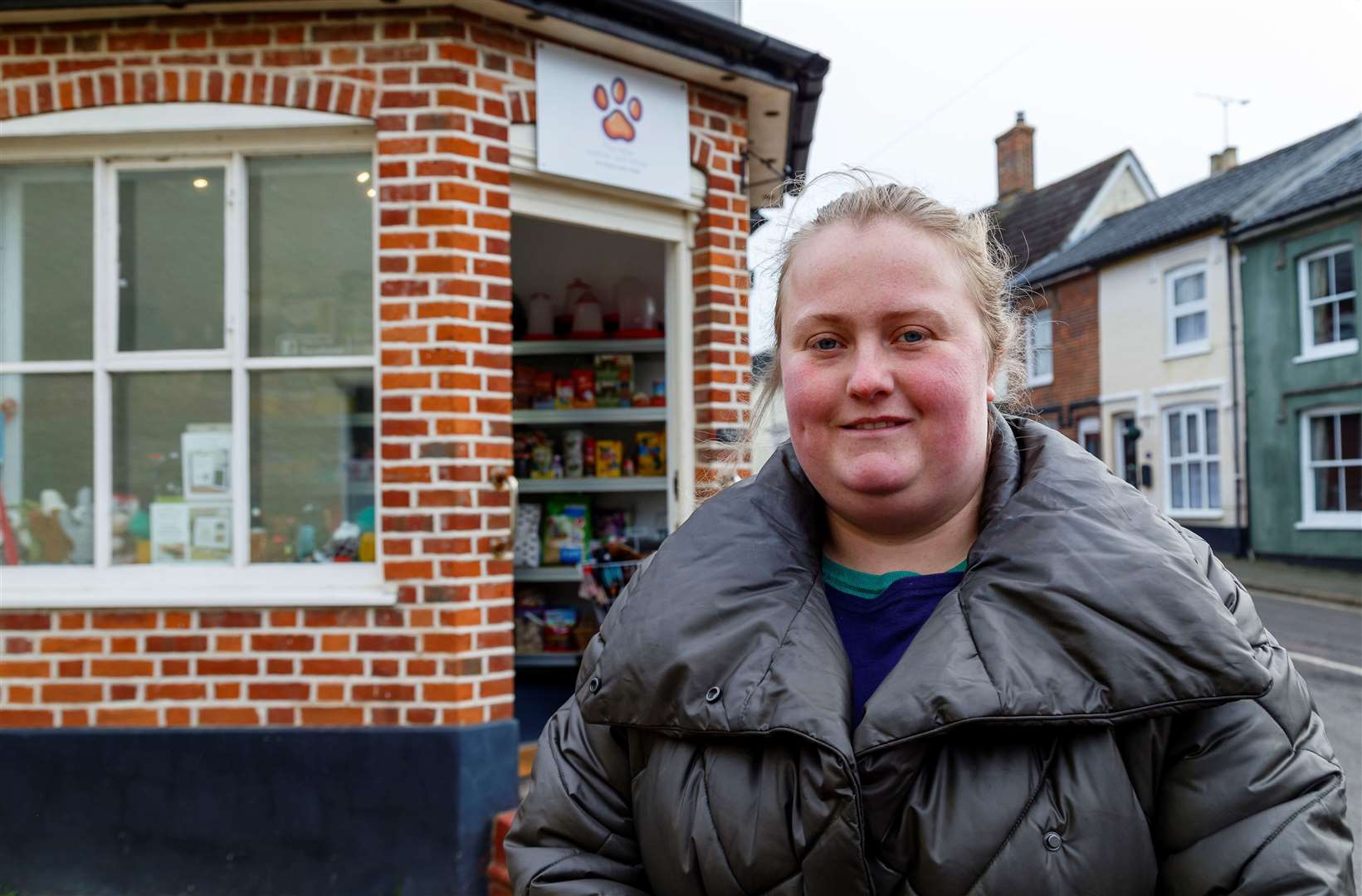Rosie Howes at The Little Corner Pet Shop in Eye Picture: Mark Bullimore