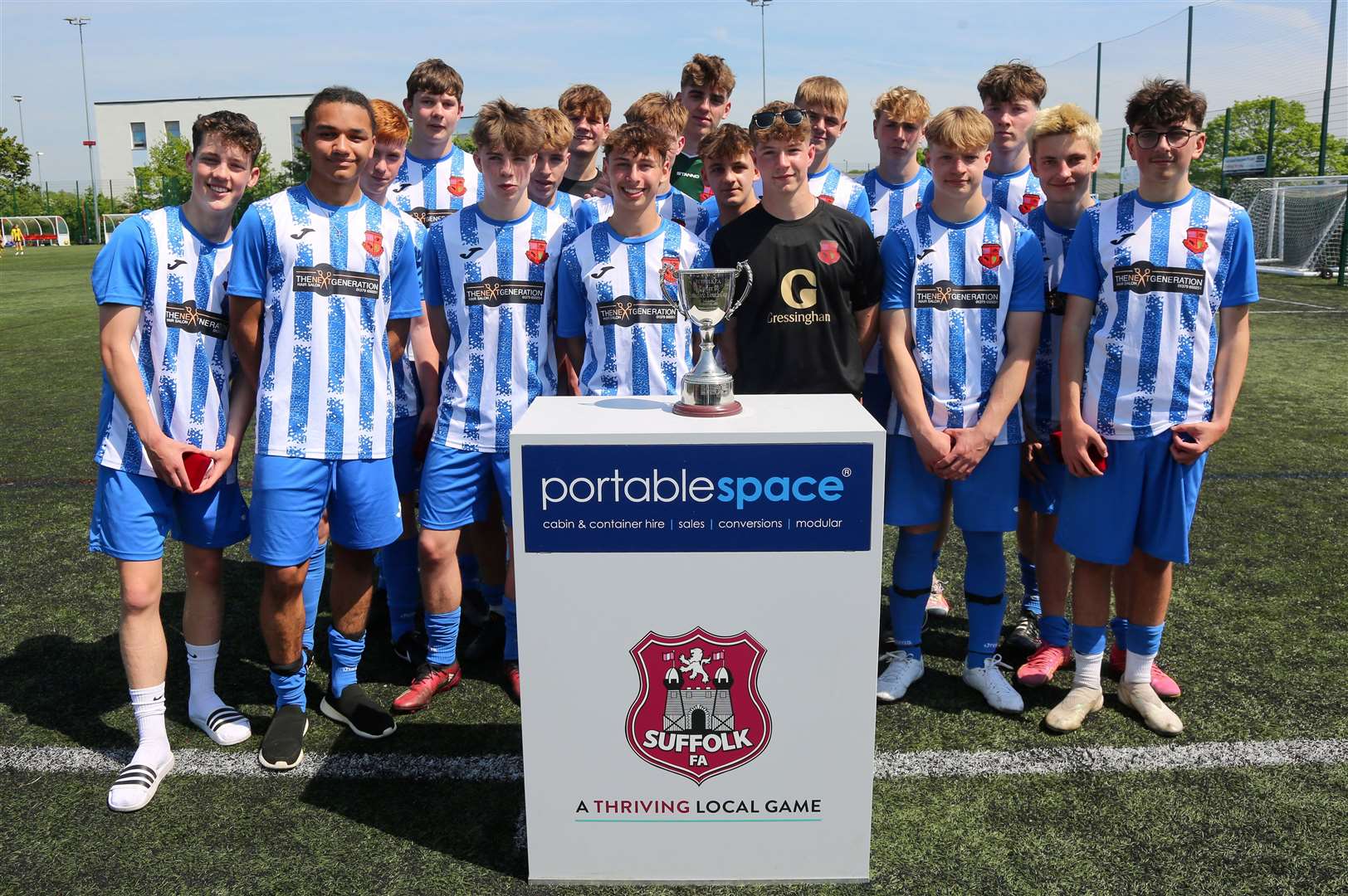 Redgrave Rangers Under-18s have enjoyed a 2023/24 campaign to remember Pictures: Gary Donnison