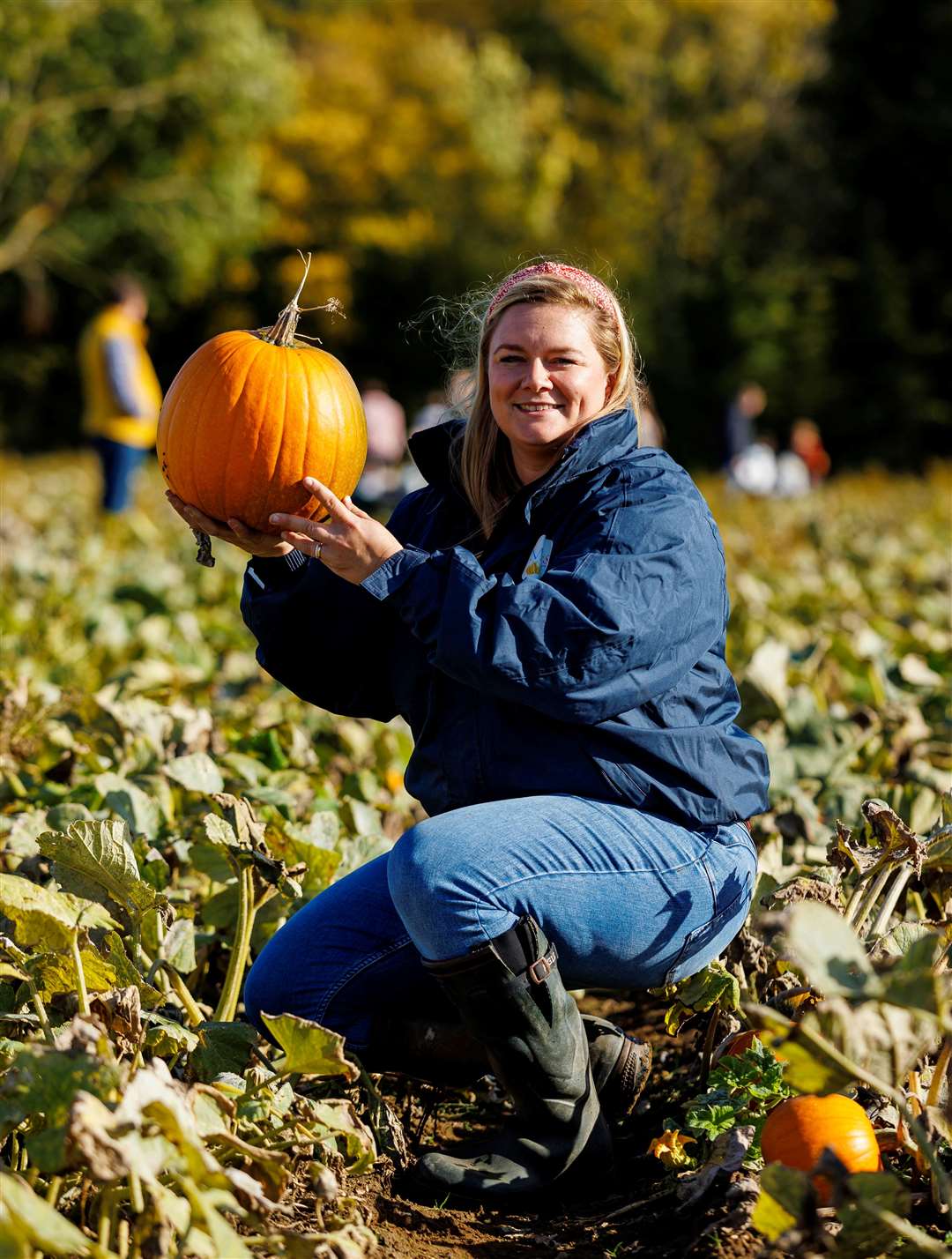 Laura Gooderham of Mrs G’s Pumpkin Patch. Picture: Mark Bullimore