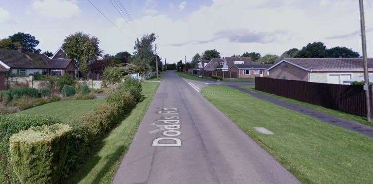 Sykes was stopped by police in Dodds Road, Attleborough last week. Picture: Google (52654393)