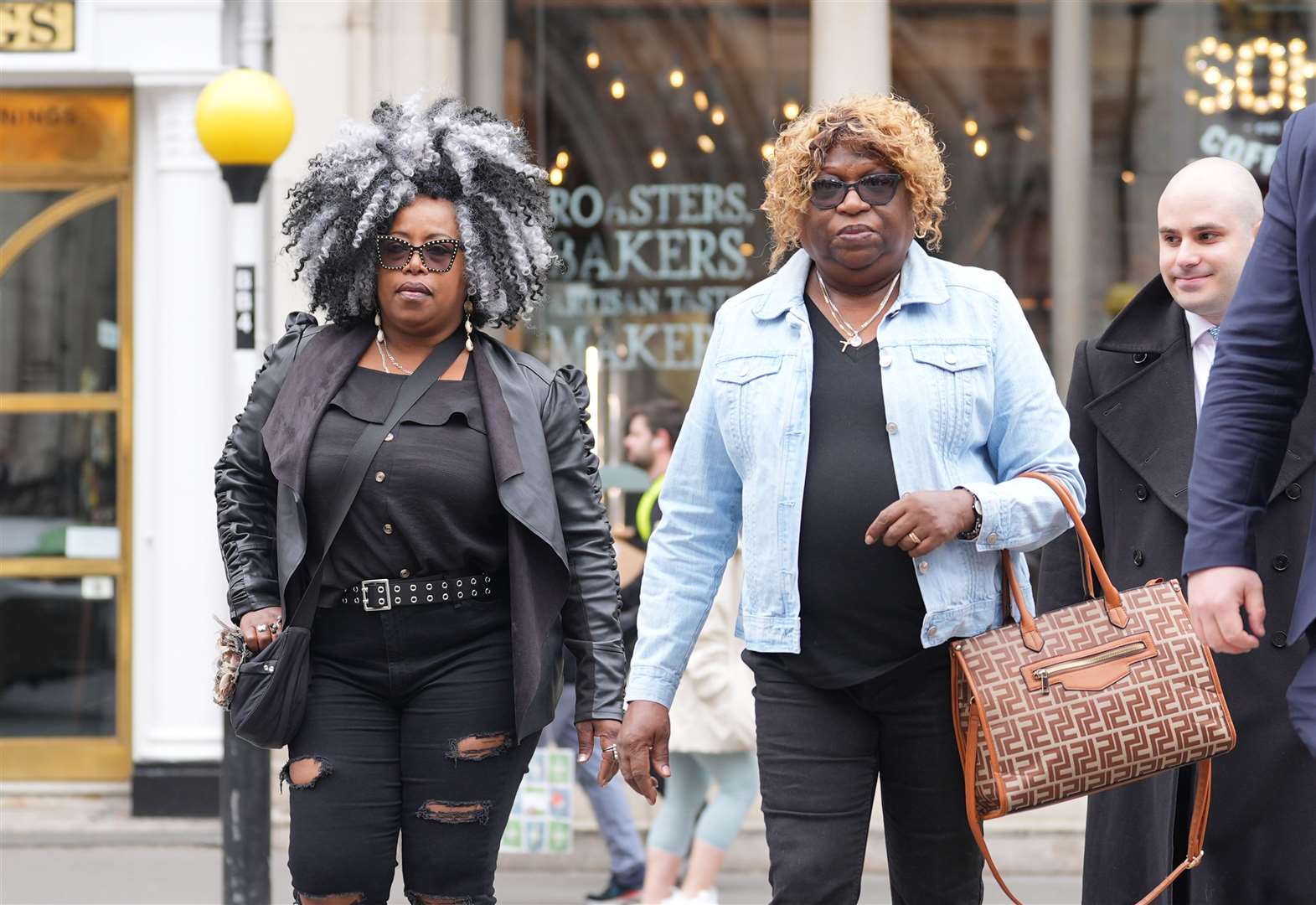 Bertice Pompe (left) and Bernadette Dugasse took legal action over the deal (Yui Mok/PA)