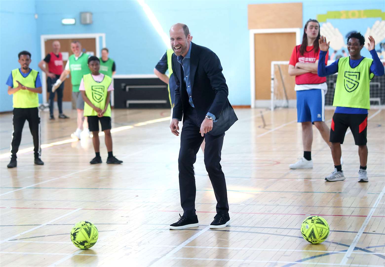 William in action (Chris Jackson/PA)