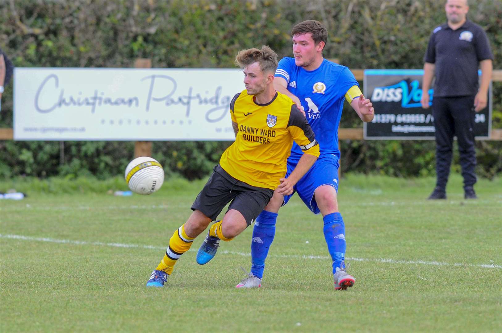 Scole, Norfolk. 15 September 2018 ..Football action from Scole v Caister - Jordan Balls. ..Picture by Mark Bullimore Photography. (12953565)