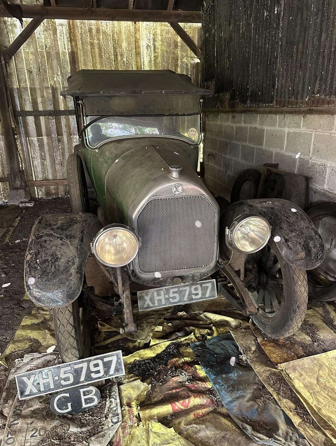 The 1921 Talbot Darracq, which went under the hammer for £37,000. Picture: Reeman Dansie Auctions / SWNS