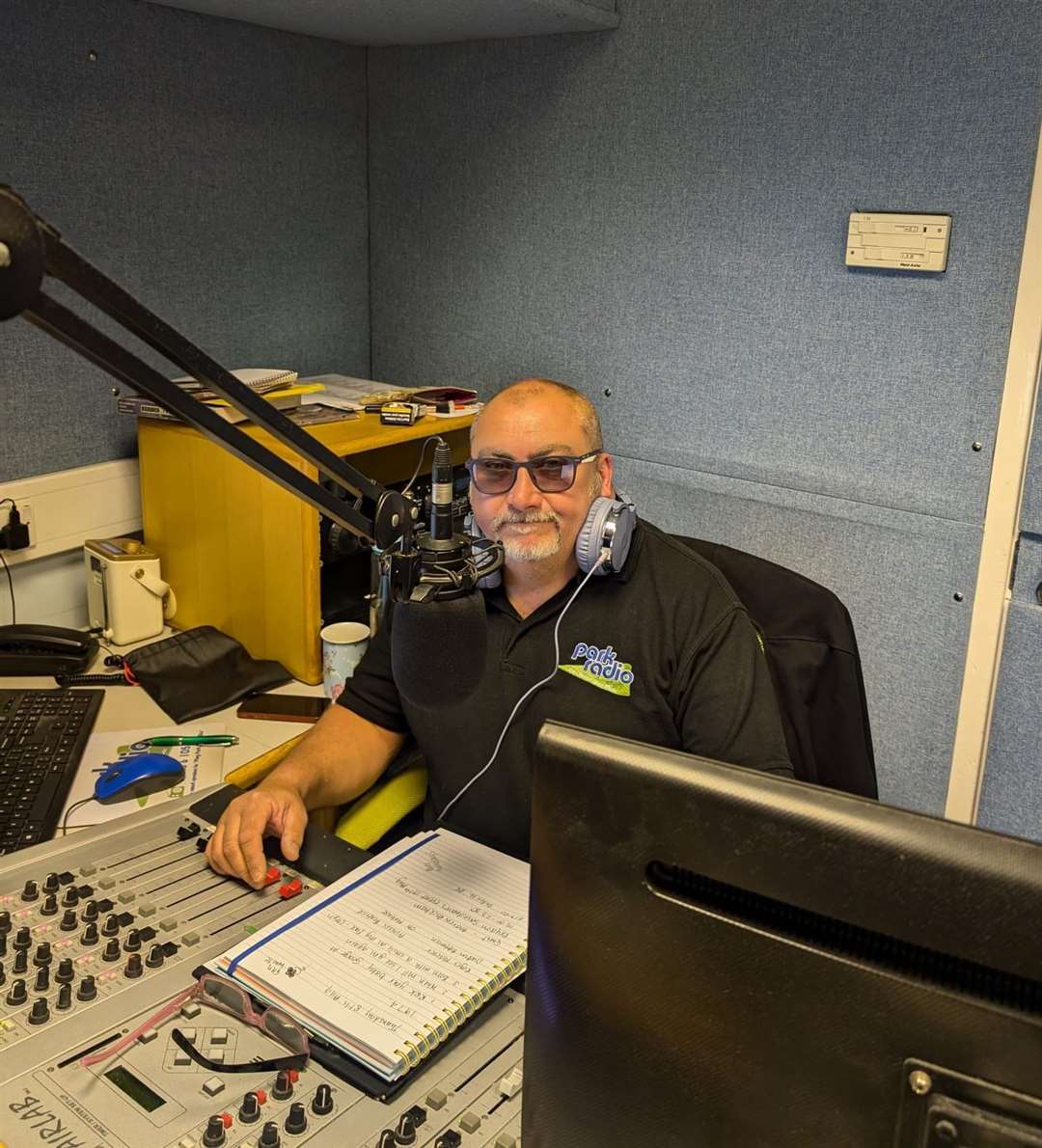 James Grint, Park Radio's director, who is not happy about the situation. Picture submitted