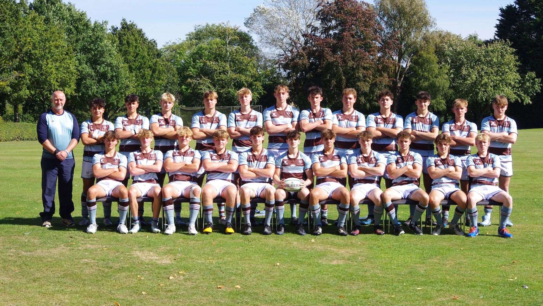 The current Framlingham College rugby team. Picture submitted