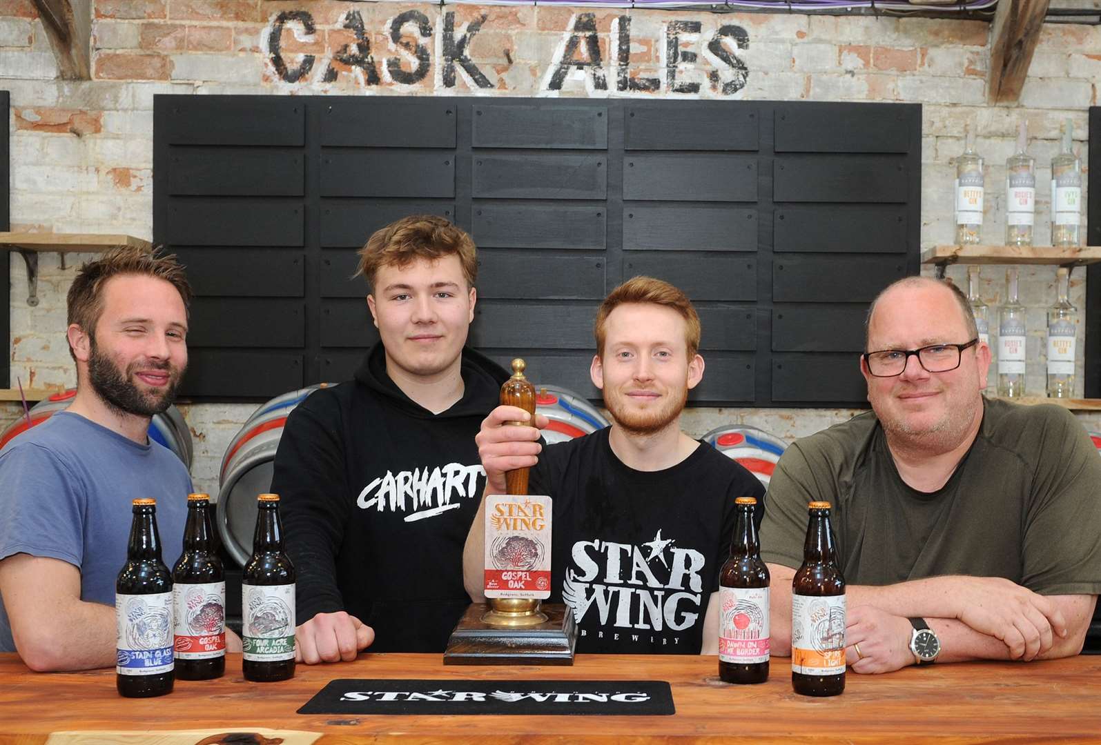 Adam Chandler, Alfie Brydon, David Upton and Mark Duxon.Picture by Mecha Morton.